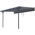 X-Metal Stores pour pergolas Gris
