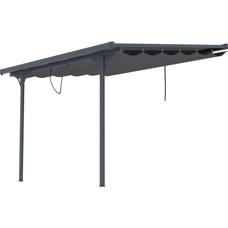 X-Metal Stores pour pergolas Gris