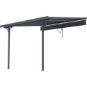 X-Metal Stores pour pergolas Gris