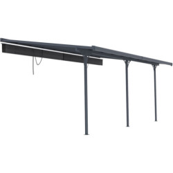 X-Metal Stores pour pergolas Gris