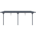 X-Metal Stores pour pergolas Gris