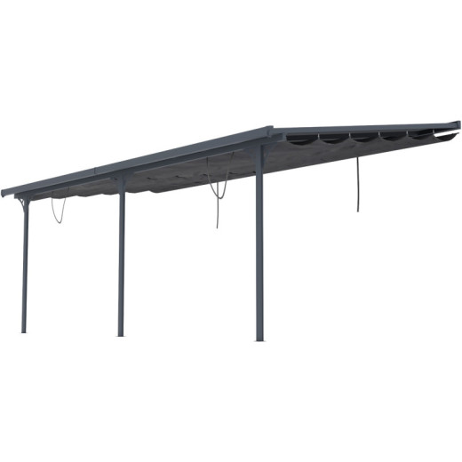 X-Metal Stores pour pergolas Gris