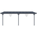 X-Metal Stores pour pergolas Gris
