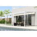 X-Metal Stores pour pergolas Beige