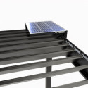 Habrita Pergolas bioclimatiques Gris Aluminium 11.9m²