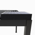 Habrita Pergolas bioclimatiques Gris Aluminium 11.9m²