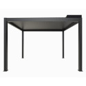 Habrita Pergolas bioclimatiques Gris Aluminium 11.9m²