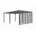 Habrita Pergolas bioclimatiques Gris Aluminium 21.5m²