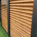 Habrita Panneaux pour pergolas Marron Aluminium