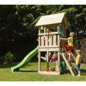 Station de jeux en bois traité autoclave KIOSK+SWING - BLUE RABBIT