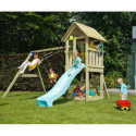 Station de jeux en bois traité autoclave KIOSK+SWING - BLUE RABBIT