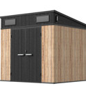 Jôbu Abri de jardin résine Bois naturel Polypropylène 4.71m²