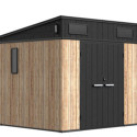 Jôbu Abri de jardin résine Bois naturel Polypropylène 4.71m²