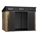Jôbu Abri de jardin résine Bois naturel Polypropylène 6.03m²