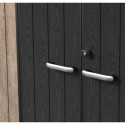 Jôbu Abri de jardin résine Bois naturel Polypropylène 6.03m²