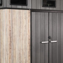 Jôbu Abri de jardin résine Bois naturel Polypropylène 6.03m²
