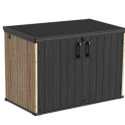 Jôbu Coffre de jardin Bois naturel Résine