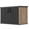 Jôbu Coffre de jardin Bois naturel Résine