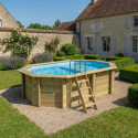 Altanka Piscines bois Marron Bois