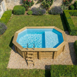 Altanka Piscines bois Marron Bois