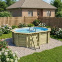 Altanka Piscines bois Marron Bois