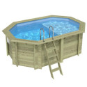 Altanka Piscines bois Marron Bois