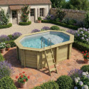 Altanka Piscines bois Marron Bois