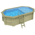 Altanka Piscines bois Marron Bois