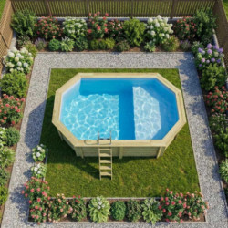 Altanka Piscines bois Marron Bois