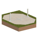 Altanka Piscines bois Marron Bois