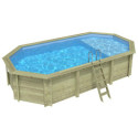Altanka Piscines bois Marron Bois