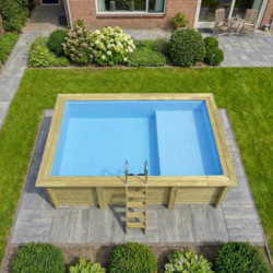 Altanka Piscines bois Marron Bois