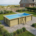 Altanka Piscines bois Marron Bois