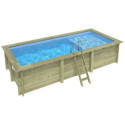 Altanka Piscines bois Marron Bois