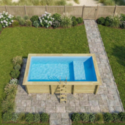 Altanka Piscines bois Marron Bois