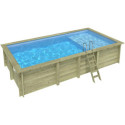 Altanka Piscines bois Marron Bois 26.25m²