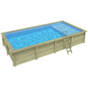 Altanka Piscines bois Marron Bois