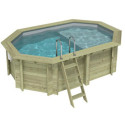 Altanka Piscines bois Marron Bois