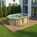 Altanka Piscines bois Marron Bois