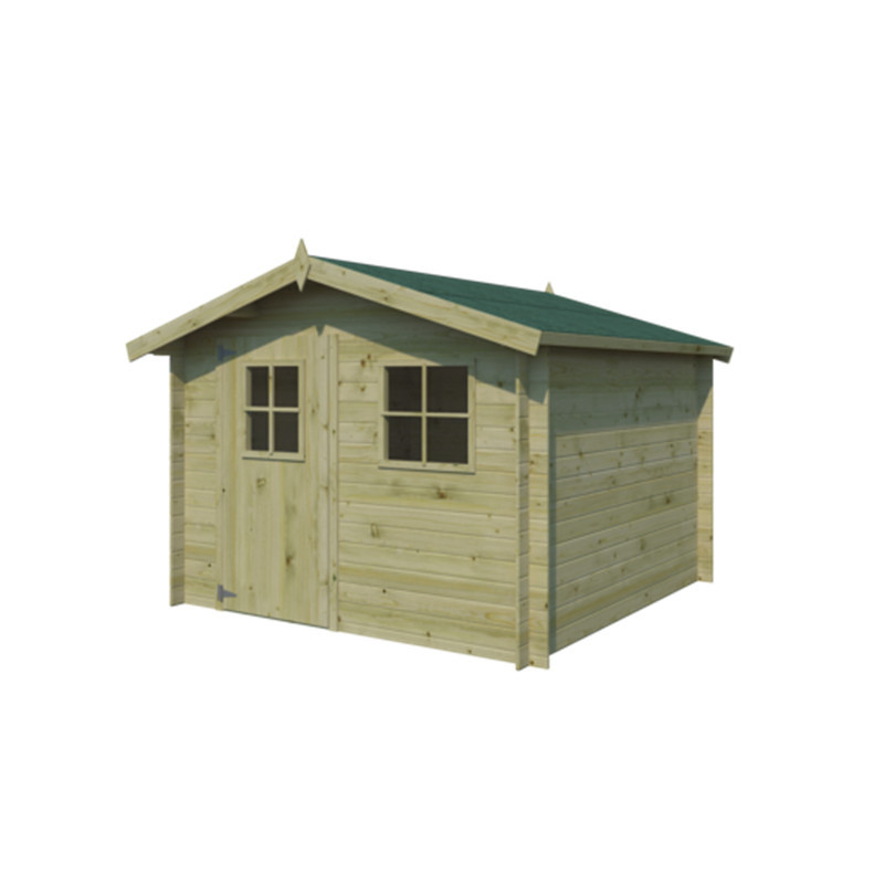 Gardenas Abris de jardin en bois Marron Bois massif 7m²