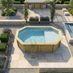 Altanka Piscines bois Marron Bois