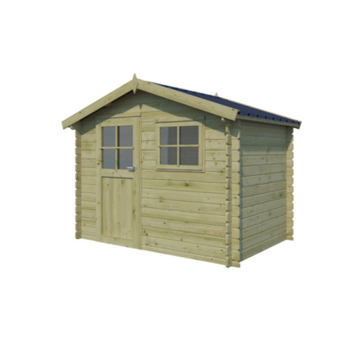 Gardenas Abris de jardin en bois Marron Bois massif 6.00m²