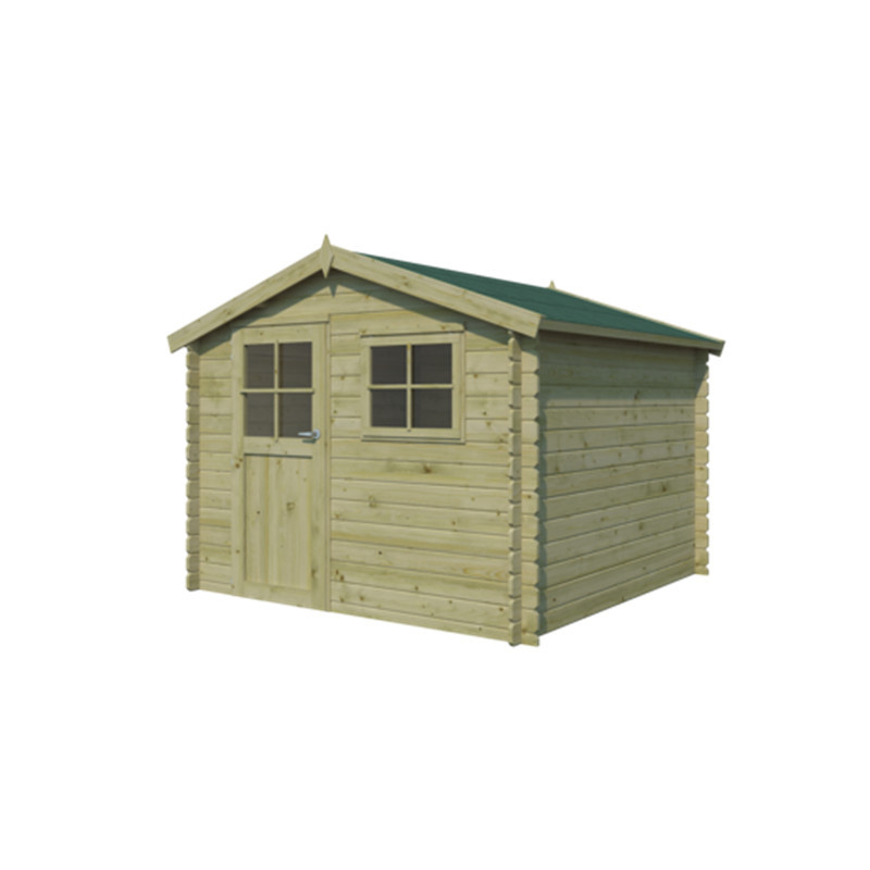 Gardenas Abris de jardin en bois Marron Bois massif 8.7m²