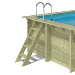 Gardenas Carport Marron Bois massif 17m²