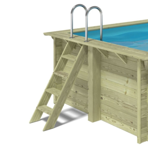 Gardenas Carport Marron Bois massif 17m²