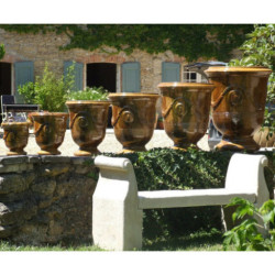 Gardenas Poteau d'entrée pour carport Marron Bois massif