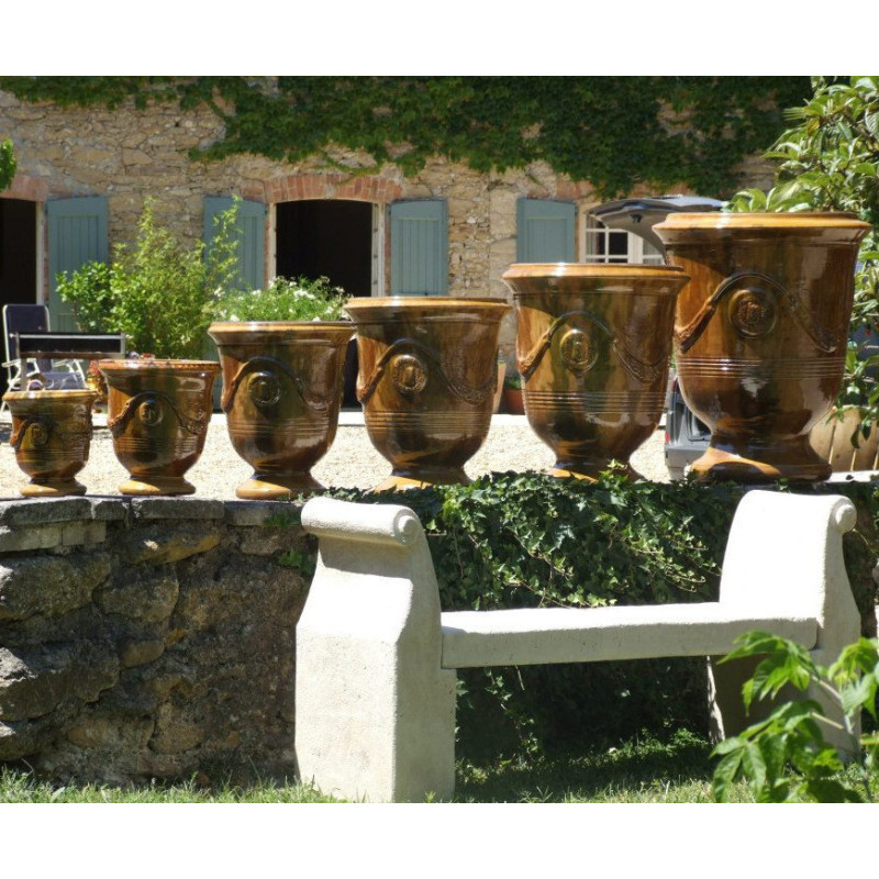 Gardenas Poteau d'entrée pour carport Marron Bois massif