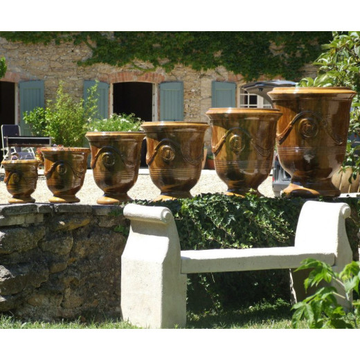 Gardenas Poteau d'entrée pour carport Marron Bois massif