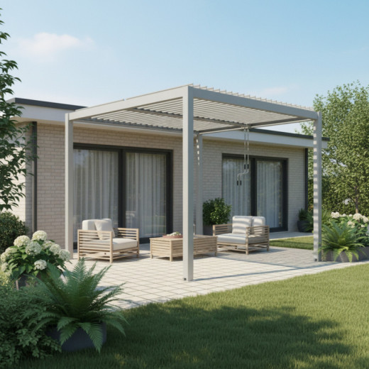 Gardenas Parois additionnelles pour abris Marron Bois massif