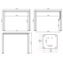 Gardenas Abris de jardin en bois Marron Bois massif 4.2m²